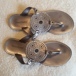 🔥Pierre Dumas      Silver Sandals🔥